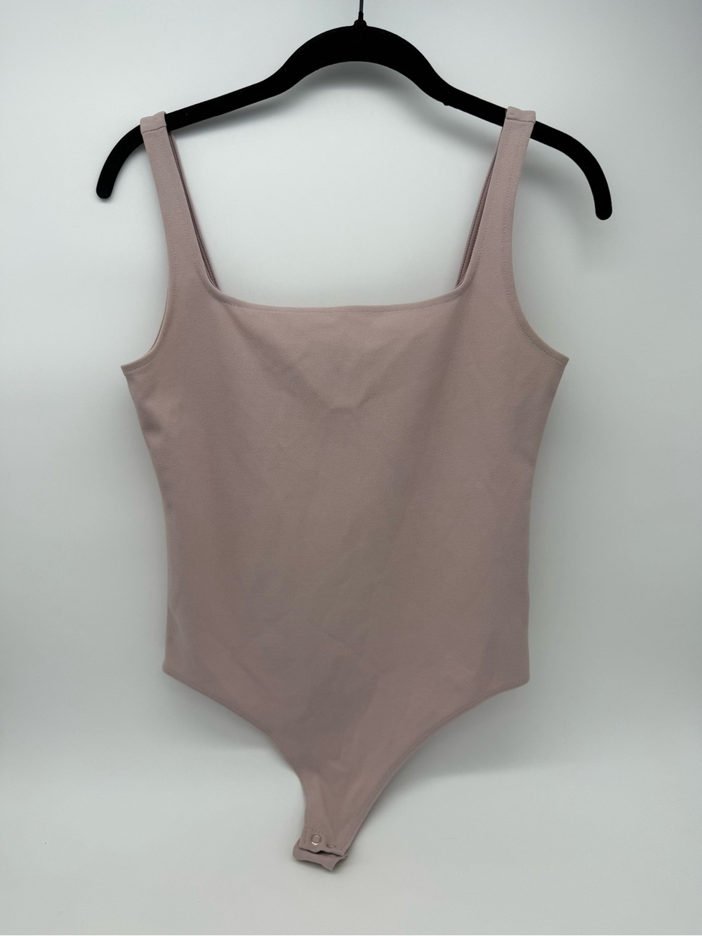 Express Girls' Mauve Pink Square-Neck Bodysuit